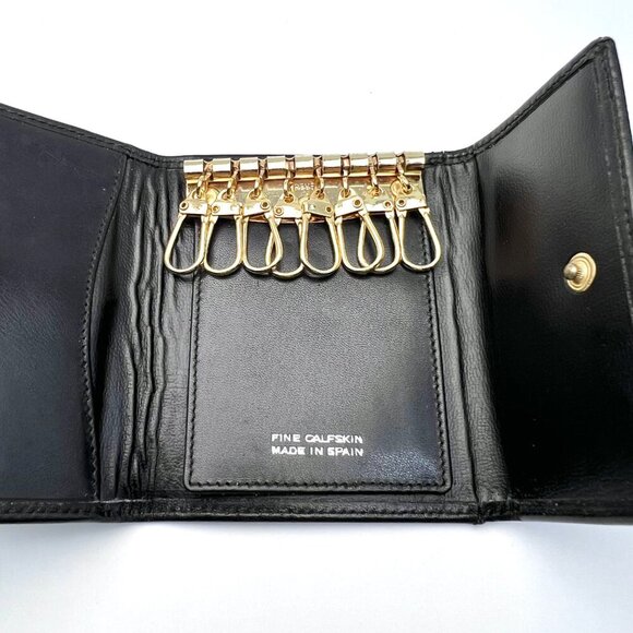Vintage Christian Dior Calfskin Leather Key Holder Wallet Spain - Picture 6 of 12